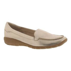 EASY Spirit Seabide8 Gold Casual Leather Loafer Flats Women's US 10M